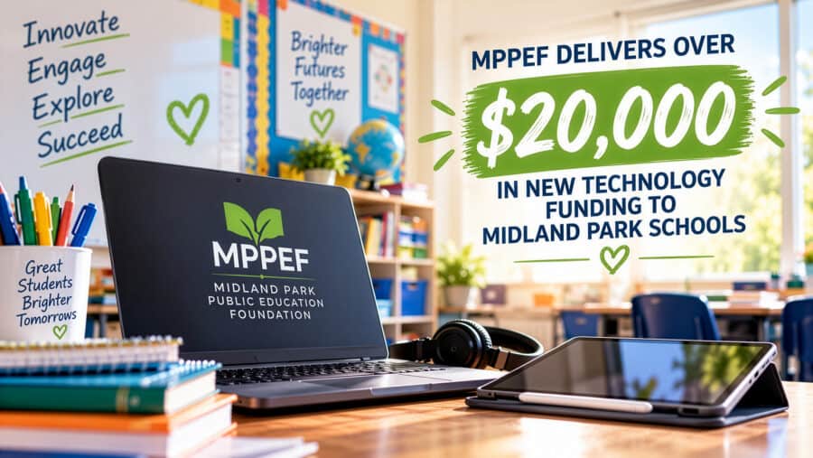 MPPEF Delivers Over $20,000 in New Technology Funding to Midland Park Schools